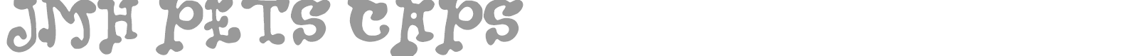 JMH Pets Caps font preview